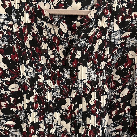 Veronica Beard Floral Blouse - size 12 - Picture 3 of 5